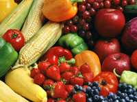 Fresh fruits and vegetables help lower blood pressure
