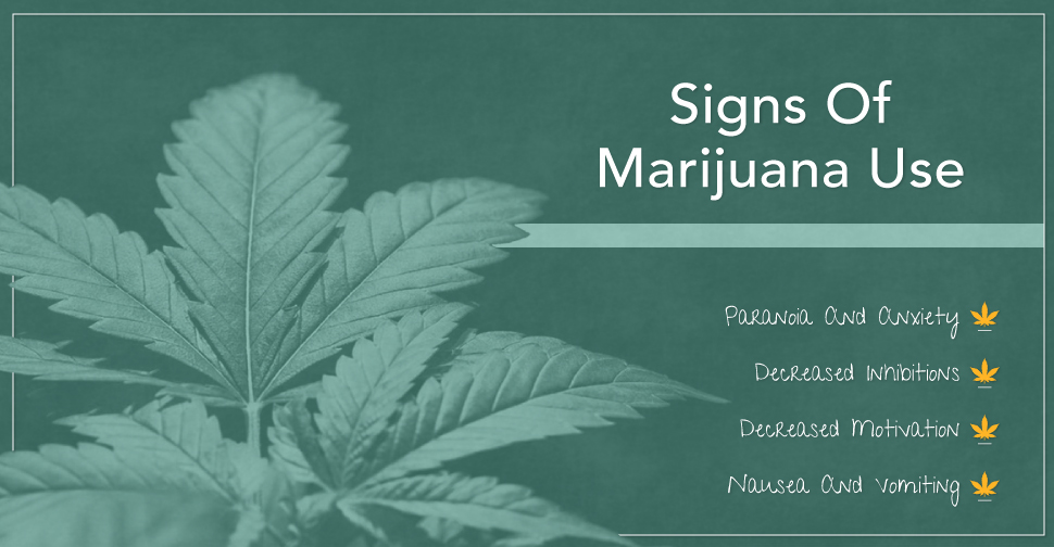Signs of Marijuana Use