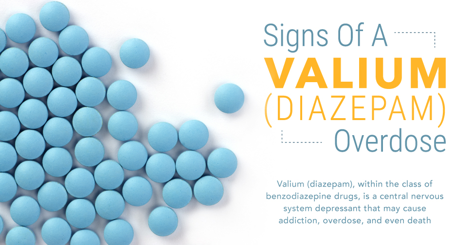 how to treat an overdose of benzodiazepines like valium